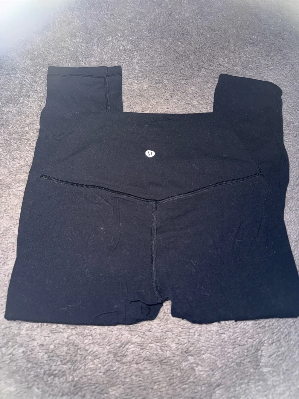 Lululemon Black Girls' High-Rise Athletic Leggings